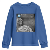 There is Motion at Your Front Door Youth Sweatshirt Tung Tung Tung Sahur Italian Brainrot Meme