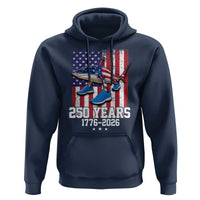 250th America Anniversary Hoodie Tralalero Tralala Italian Brainrot 4th of July Meme
