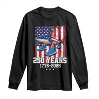 250th America Anniversary Long Sleeve Shirt Tralalero Tralala Italian Brainrot 4th of July Meme