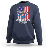 250th America Anniversary Sweatshirt Tralalero Tralala Italian Brainrot 4th of July Meme