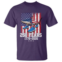 250th America Anniversary T Shirt Tralalero Tralala Italian Brainrot 4th of July Meme