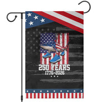 250th America Anniversary Patriotic Garden Flag Tralalero Tralala Italian Brainrot 4th of July Meme