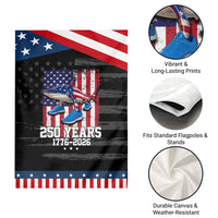 250th America Anniversary Patriotic Garden Flag Tralalero Tralala Italian Brainrot 4th of July Meme