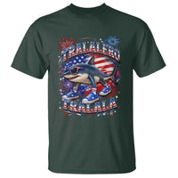 Tralalero Tralala Shark Italian Brainrot 4th Of July Meme T Shirt