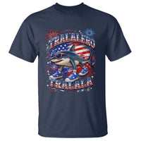 Tralalero Tralala Shark Italian Brainrot 4th Of July Meme T Shirt