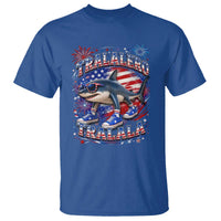 Tralalero Tralala Shark Italian Brainrot 4th Of July Meme T Shirt