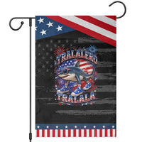 Tralalero Tralala Shark Italian Brainrot 4th Of July Meme Patriotic Garden Flag