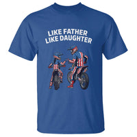 Like Father Daughter Dirt Bike T Shirt Cute Matching Motocross Gift Father's Day