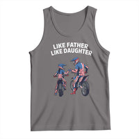 Like Father Daughter Dirt Bike Tank Top Cute Matching Motocross Gift Father's Day