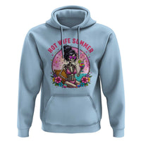 Hot Wife Summer Hoodie Funny Newlywed Skeleton