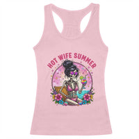 Hot Wife Summer Racerback Tank Top Funny Newlywed Skeleton