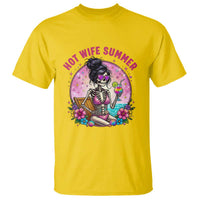 Hot Wife Summer T Shirt Funny Newlywed Skeleton