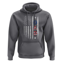 USA Patriotic Dad Hoodie Father's Day American Flag 4th of July