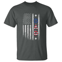 USA Patriotic Dad T Shirt Father's Day American Flag 4th of July