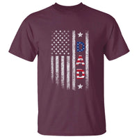 USA Patriotic Dad T Shirt Father's Day American Flag 4th of July