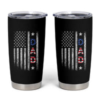 USA Patriotic Dad Tumbler Cup Father's Day American Flag 4th of July