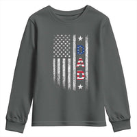 USA Patriotic Dad Youth Sweatshirt Father's Day American Flag 4th of July