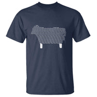 Found Minimalist Sheep T Shirt Christian Psalm 23 Lamb
