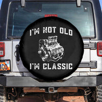 I'm Not Old I'm Classic Spare Tire Cover Flathead V8 Engine Silhouette