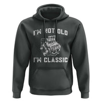 I'm Not Old I'm Classic Hoodie Flathead V8 Engine Silhouette