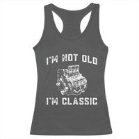 I'm Not Old I'm Classic Racerback Tank Top Flathead V8 Engine Silhouette