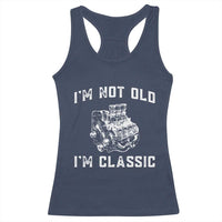 I'm Not Old I'm Classic Racerback Tank Top Flathead V8 Engine Silhouette