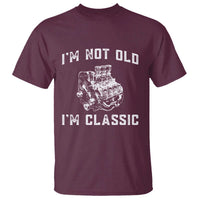 I'm Not Old I'm Classic T Shirt Flathead V8 Engine Silhouette