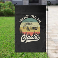 I'm Not Old I'm Classic Garden Flag Retro Sports Car Euro Classic