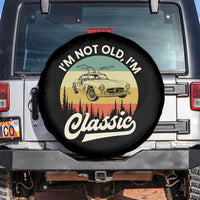 I'm Not Old I'm Classic Spare Tire Cover Retro Sports Car Euro Classic
