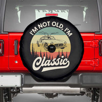 I'm Not Old I'm Classic Spare Tire Cover Retro Sports Car Euro Classic