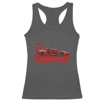 Supercar Exotic Italian Sports Car Graphic Racerback Tank Top