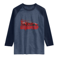 Supercar Exotic Italian Sports Car Graphic Raglan Shirt