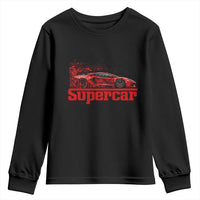 Supercar Exotic Italian Sports Car Graphic Youth Sweatshirt