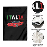 Fun Italian Exotic Supercar Garden Flag