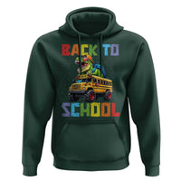 Bruh We Back Hoodie Funny Dinosaur Back To School Dinosaur