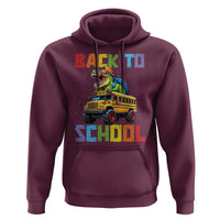 Bruh We Back Hoodie Funny Dinosaur Back To School Dinosaur