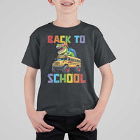 Bruh We Back T Shirt For Kid Funny Dinosaur Back To School Dinosaur
