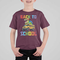 Bruh We Back T Shirt For Kid Funny Dinosaur Back To School Dinosaur