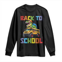 Bruh We Back Long Sleeve Shirt Funny Dinosaur Back To School Dinosaur