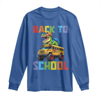 Bruh We Back Long Sleeve Shirt Funny Dinosaur Back To School Dinosaur