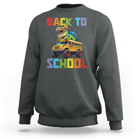 Bruh We Back Sweatshirt Funny Dinosaur Back To School Dinosaur