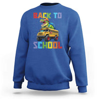 Bruh We Back Sweatshirt Funny Dinosaur Back To School Dinosaur