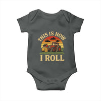 Funny Farming Tractor Baby Onesie This Is How I Roll Farmer - Wonder Print Shop