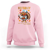 Thanksgiving Turkey Nurse Sweatshirt Labor and Delivery Birthday Specialty - Wonder Print Shop