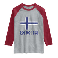 Ro Ro Norge Norway Norwegian Flag Raglan Shirt