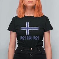 Ro Ro Norge Norway Norwegian Flag T Shirt For Women