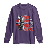 Ro Ro Norge Norway Flag Long Sleeve Shirt Cool Norwegian Viking