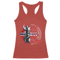 Ro Ro Norge Norway Flag Racerback Tank Top Cool Norwegian Viking