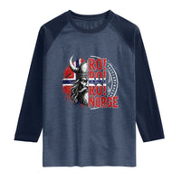 Ro Ro Norge Norway Flag Raglan Shirt Cool Norwegian Viking