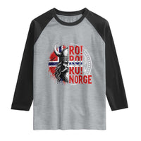 Ro Ro Norge Norway Flag Raglan Shirt Cool Norwegian Viking